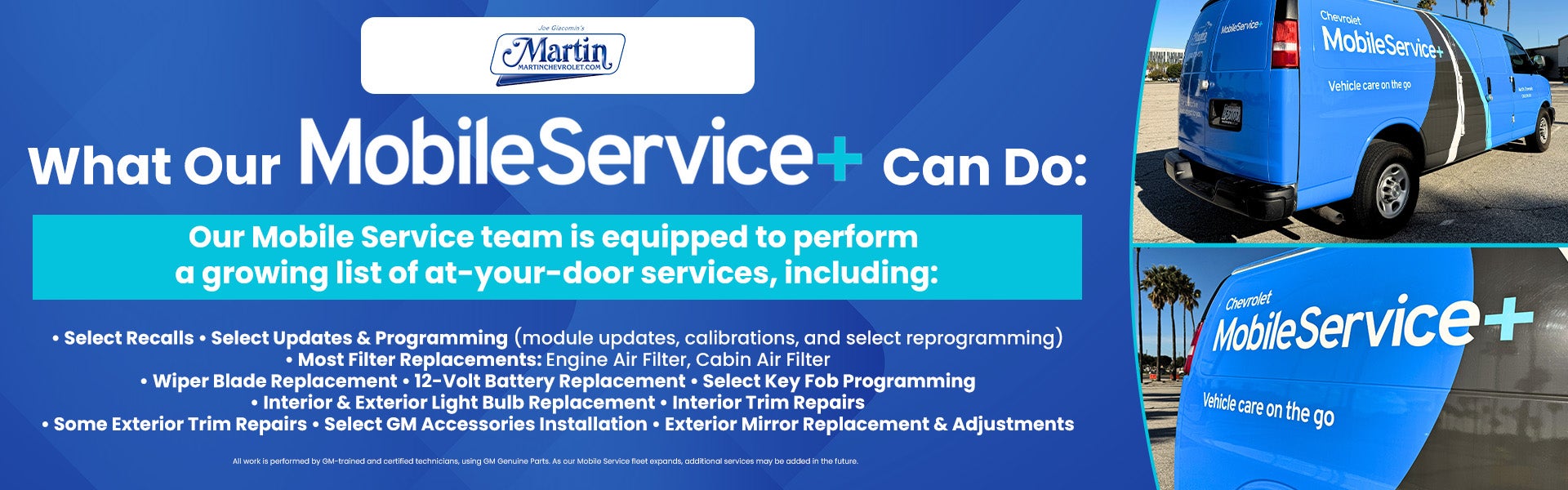 What Our Mobile Service+ Team Can Do