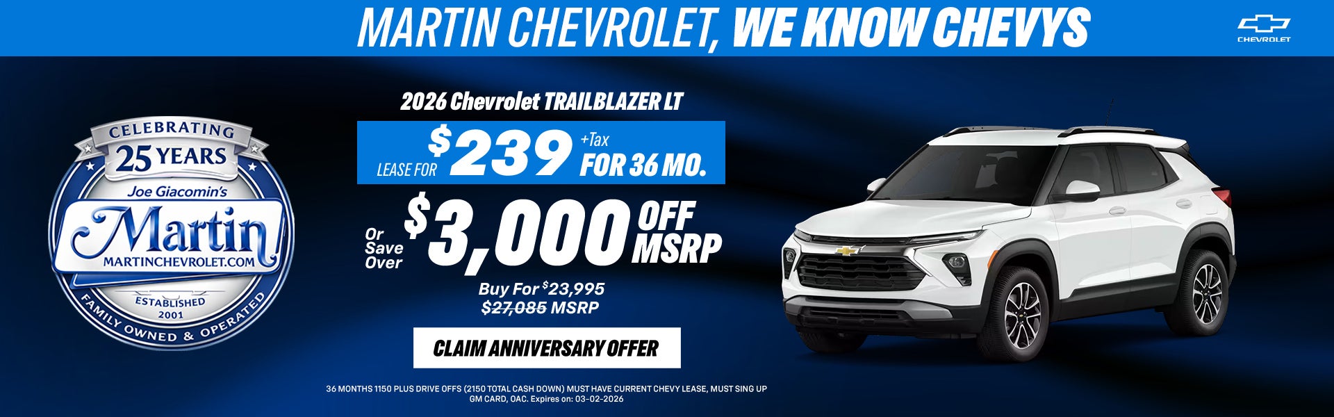 2026 Chevrolet Trailblazer