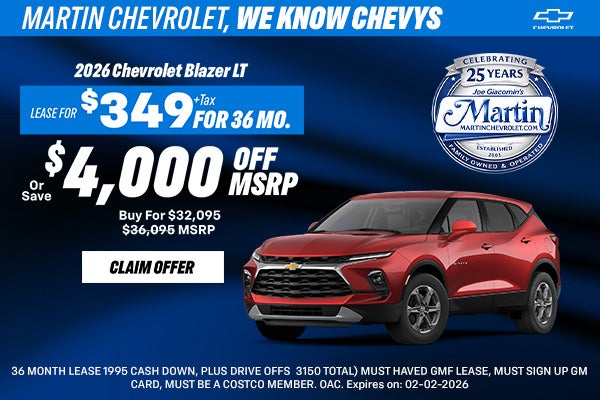 2026 Chevrolet Blazer LT Offer