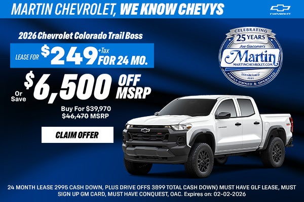 2026 Chevrolet Colorado Offer