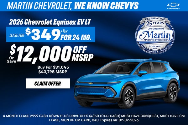 2026 Chevrolet Equinox EV LT Offer