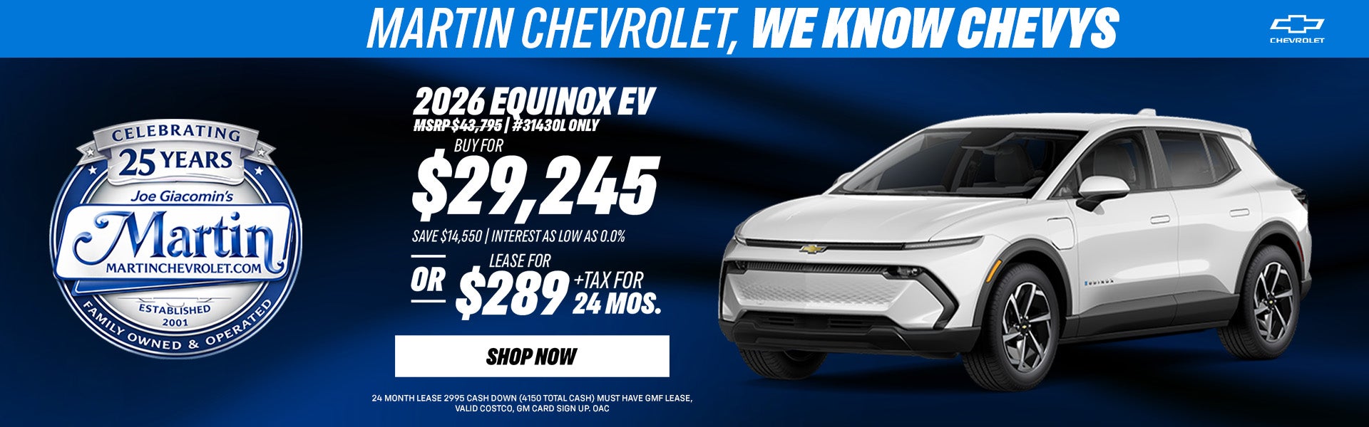 BUY FOR $29,245, SAVE $14,550 | LEASE FOR $289/MO