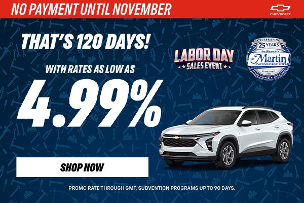 No Payments Until November
