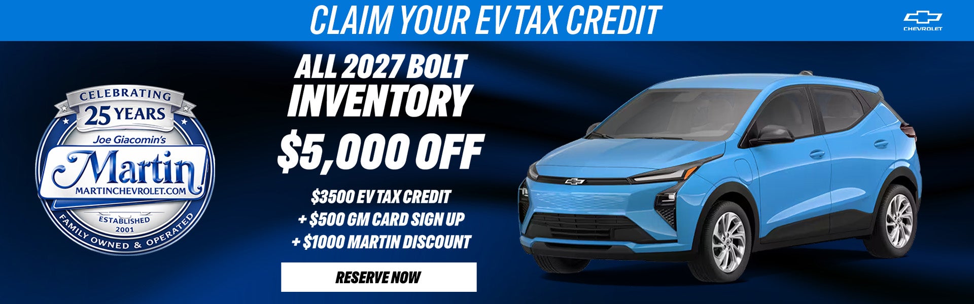 $5,000 Off 2027 Bolts