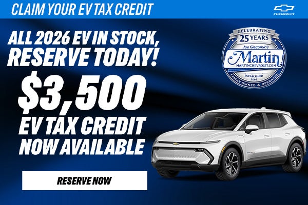 $3,500 EV TAX CREDIT