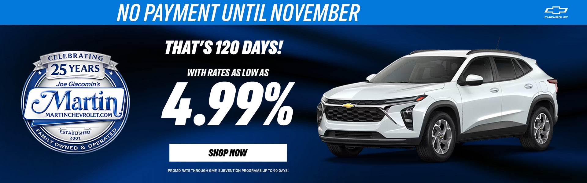 No Payments Until November