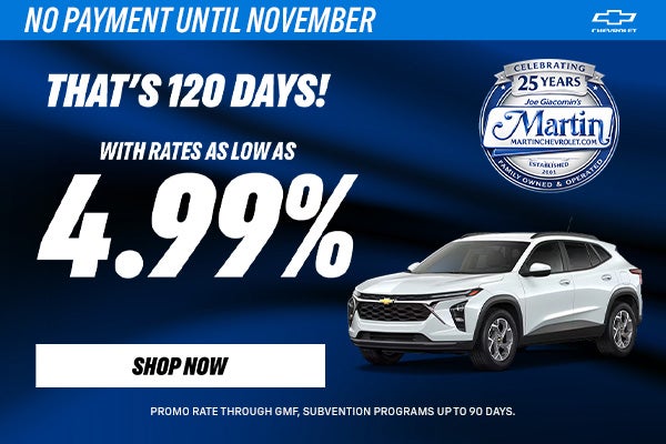 No Payments Until November
