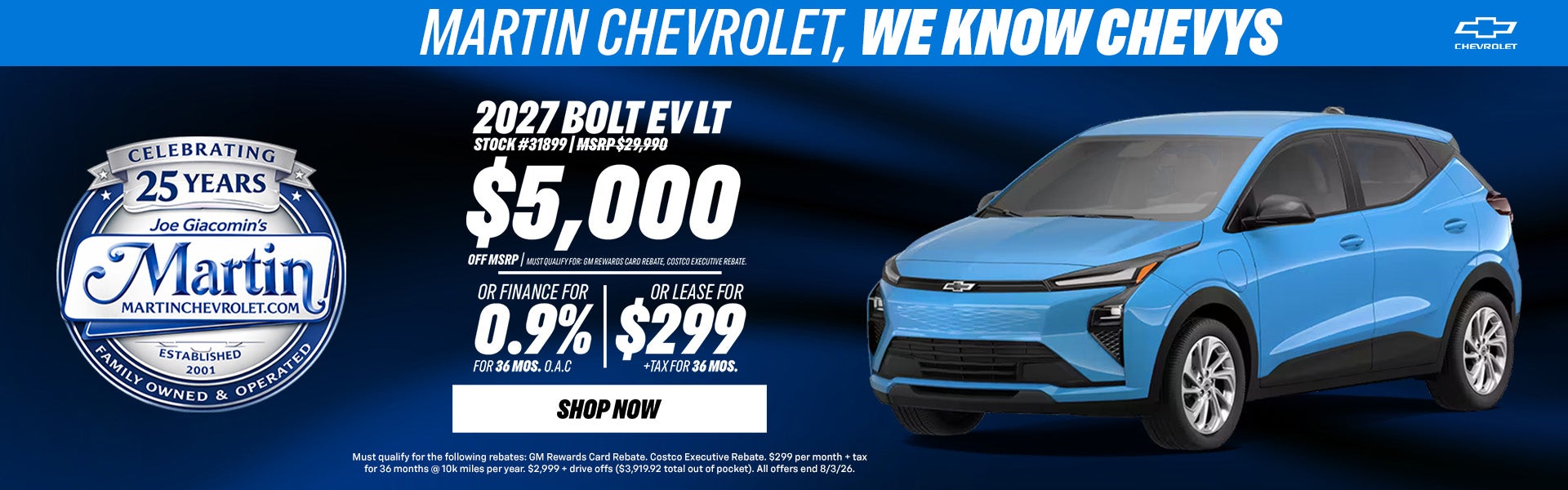2027 Bolt EV LT