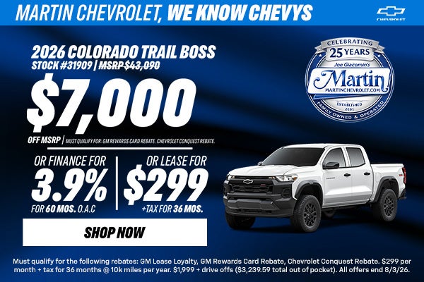2026 Colorado Trail Boss