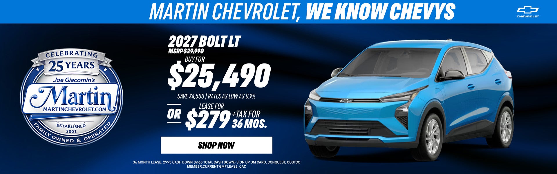 2027 Bolt Special Offer