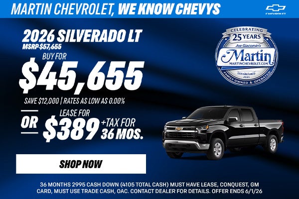 2026 Silverado LT Special Offer