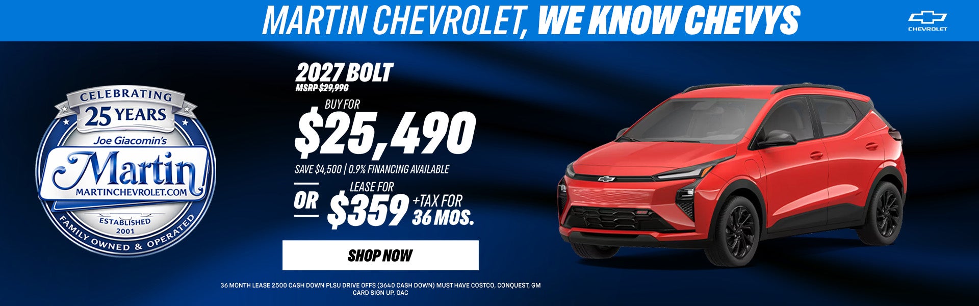 2027 Bolt Special Offer