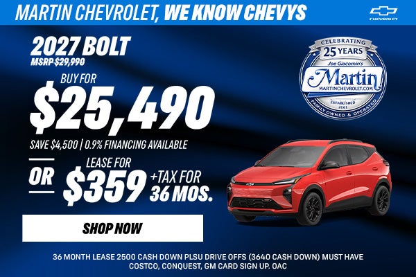 2027 Bolt Special Offer