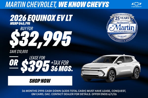 2026 Equinox EV Special Offer