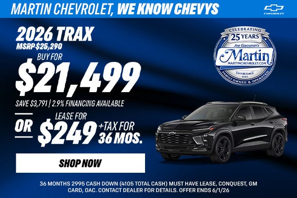 2026 Trax Special Offer
