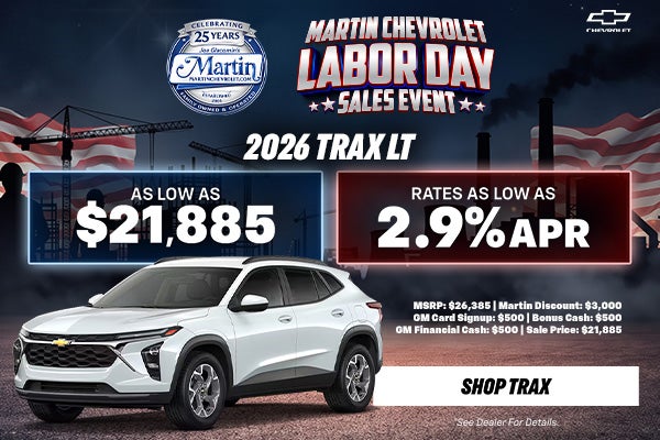 Labor Day Sales Event Trax Offer